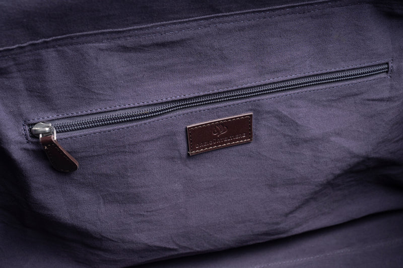 Weekender Canvas - Navy I Taschengurt Grün - Weiß