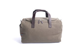 Weekender Canvas - Khaki I Taschengurt Bordeauxrot - Creme